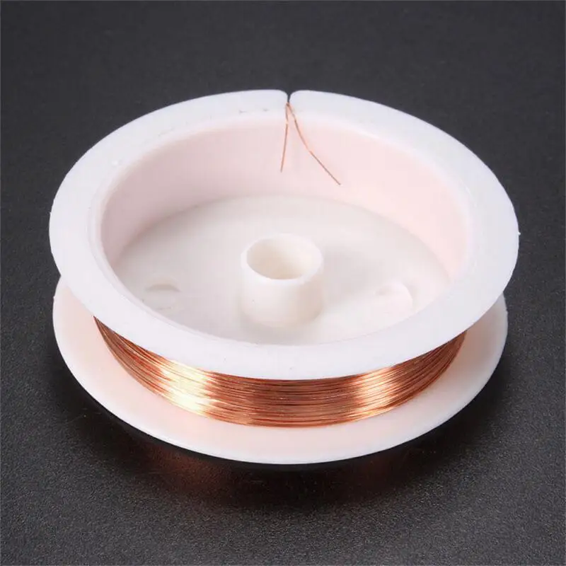 99.9% Pure Copper Wire T2 Copper Red Copper Line Bare Wire Diameter 0.1/0.2/0.3/0.4/0.5/0.6/0.7/0.8/1/1.2/1.5/1.8/2.5/3mm