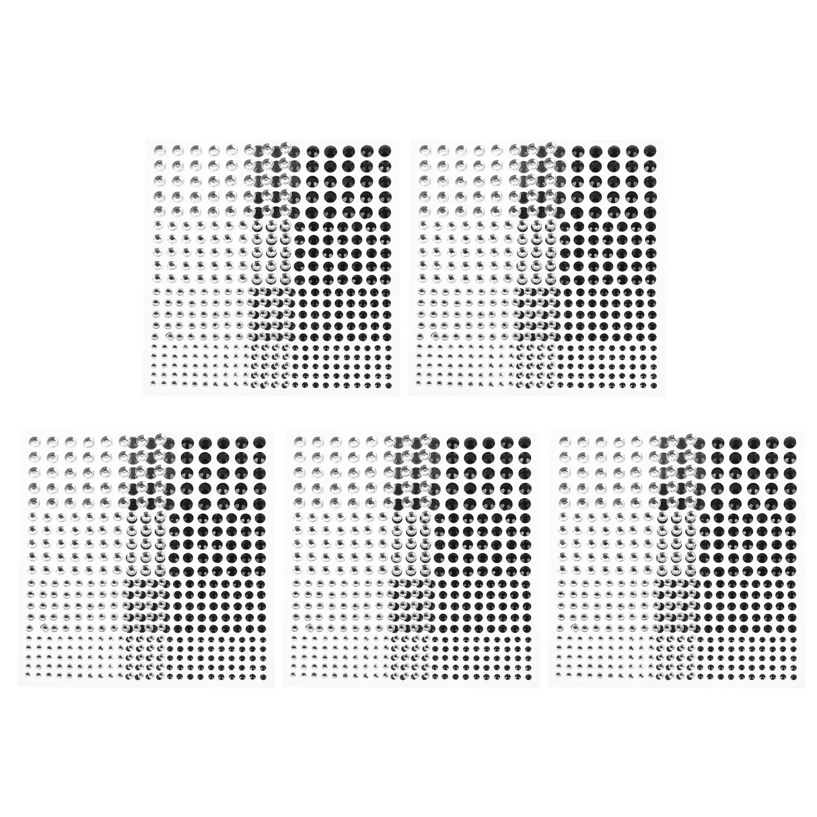 

SHINEOFI 10pcs Stick on Body Gems Self Adhesive Stickers Face Jewels Eye Rhinestones Hair Glitter for Festival Party Makeup