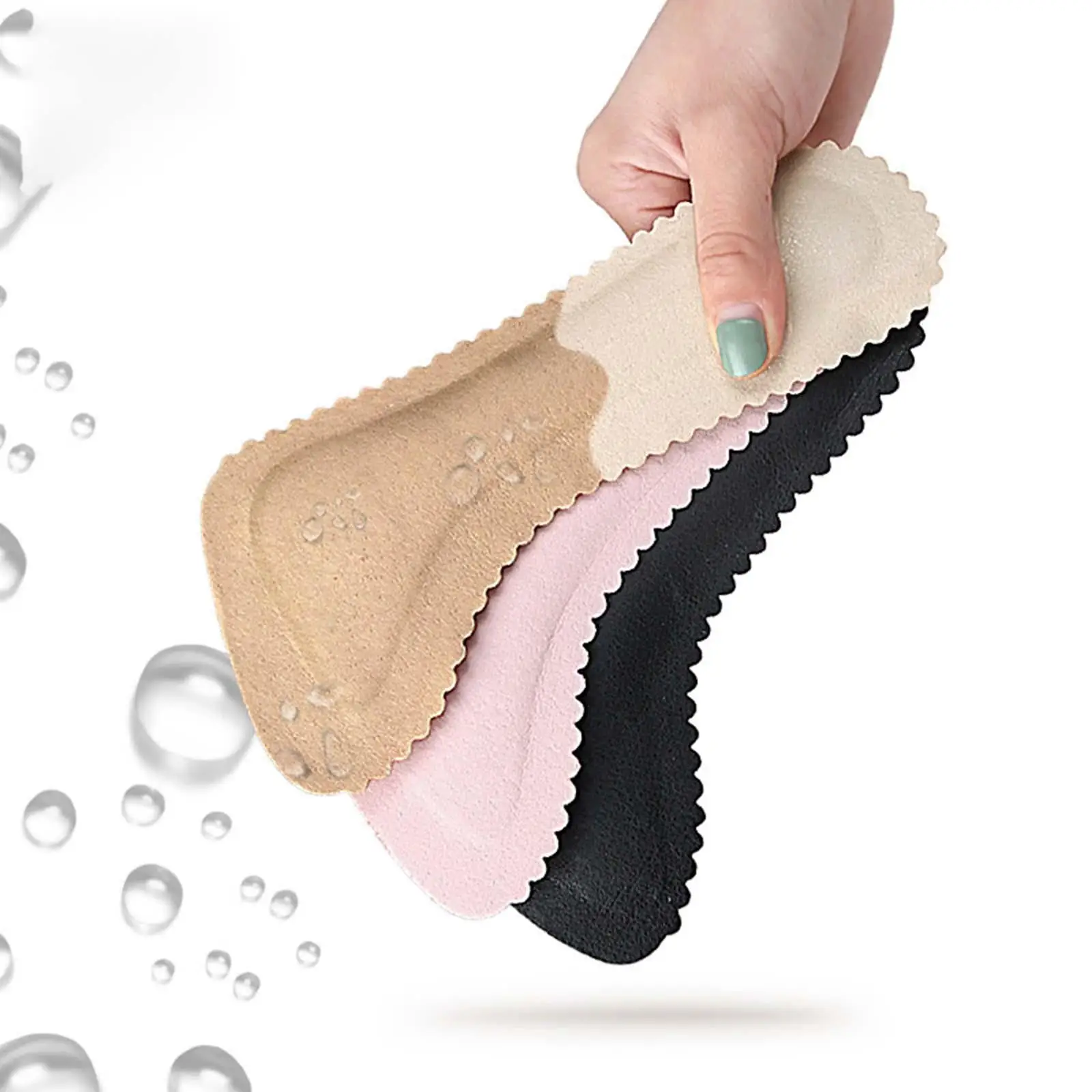 High Heel Shoe Pad PU Leather Non Slip Cushion Heel Protector Inserts Comfortable Shoe Accessories for Women