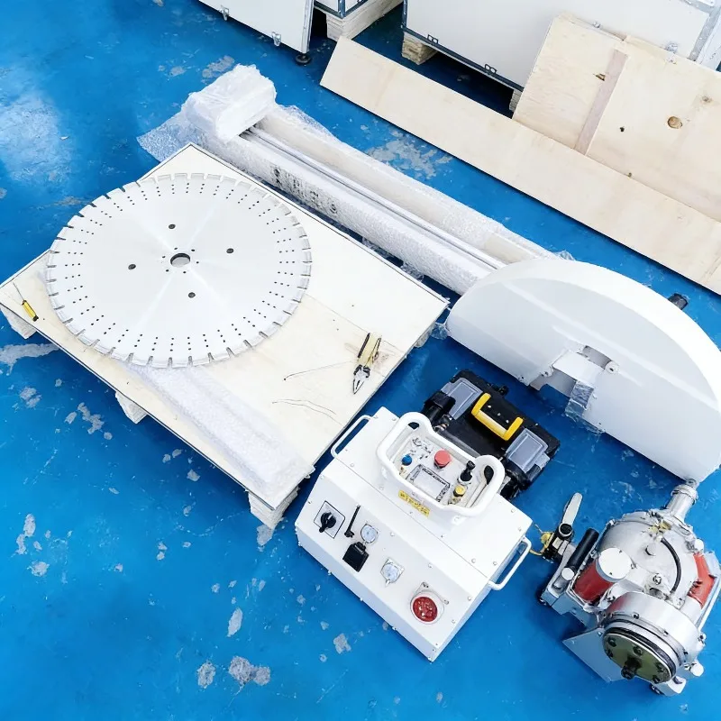 Powerful High Frequency Electric Wall Saw Machine Remote Control Track Mounted Concrete Cutter For Heavy Duty Demolition