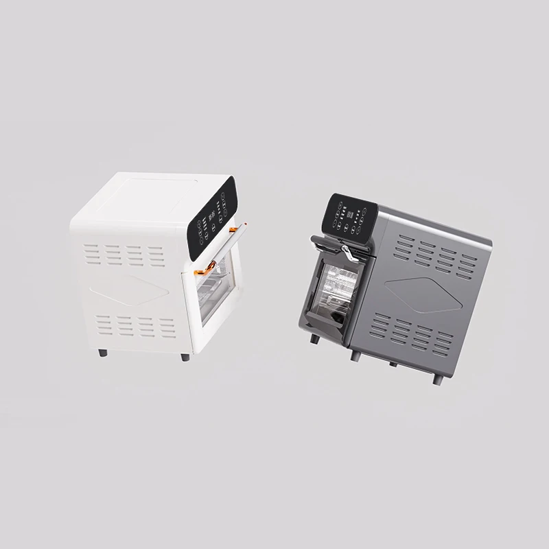 مقلاة هوائية كهربائية بقدرة 1360 وات، سعة كبيرة، سلة مزدوجة، حماية من الحرارة الزائدة للمطبخ