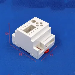 DIN 35-Rail PLC Electrical Housing Safety Grid Isolation Module Plastic Instrument Housing 4-32-1: 88X72X59MM ABS Shell