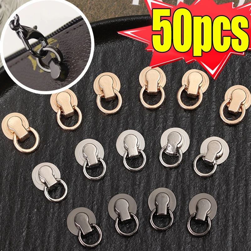 

2-50Pcs Metal Buckles for Bag Purse DIY Craft Hardware O Buckle Handbag Chain Handles Connector Bag Strap Hardware Accessories