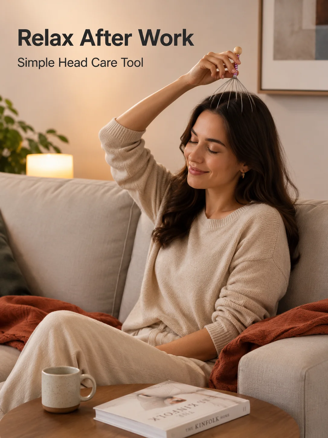 ハンドヘルド頭皮マッサージ器、柔軟な金属ワイヤーと滑らかな丸 - Hair Care Tips のレビューと価格