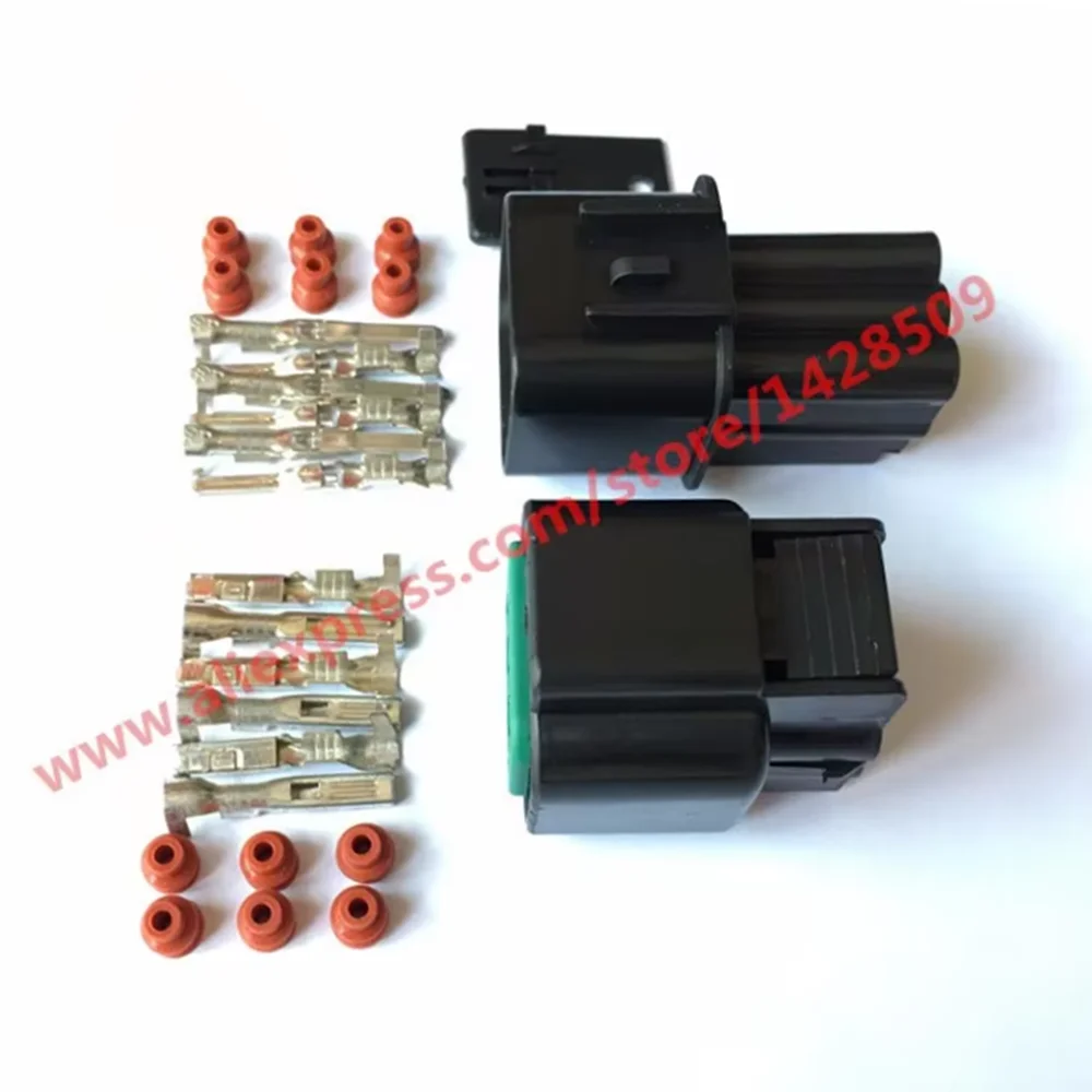 1 Set KUM 6 Pin PB625-06027 Female And Male Automotive Waterproof Plastic Electronic Housing Connector Plug