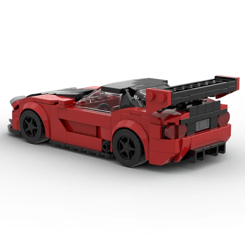 333pcs MOC Dodge Viper ACR ZB II City Champions Model Kerstcadeau Bouwspeelgoed Blokken Bouw DIY Idee Baksteen Verjaardag