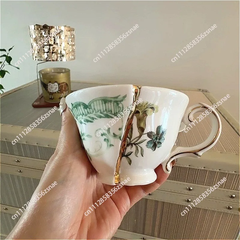 Special beautiful coffee cup ceramic high-end sense exquisite beautiful birthday holiday gift Christmas