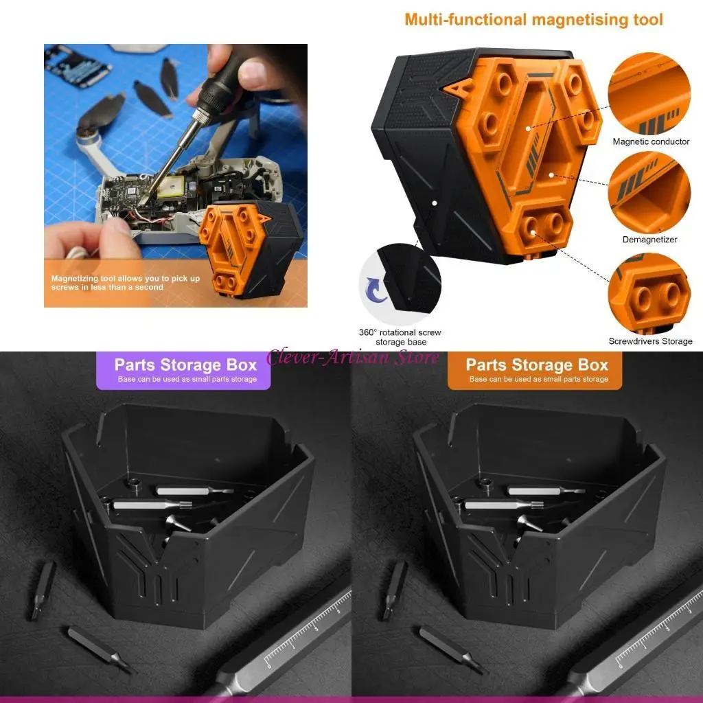 

E06B Намагничитель Инструмент для размагничивания Инструмент для размагничивания Органайзеры для мелких деталей Намагничиватель