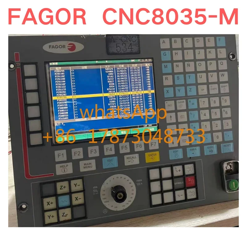 Подержанный Fage FAGOR CNC8035-M тест ОК