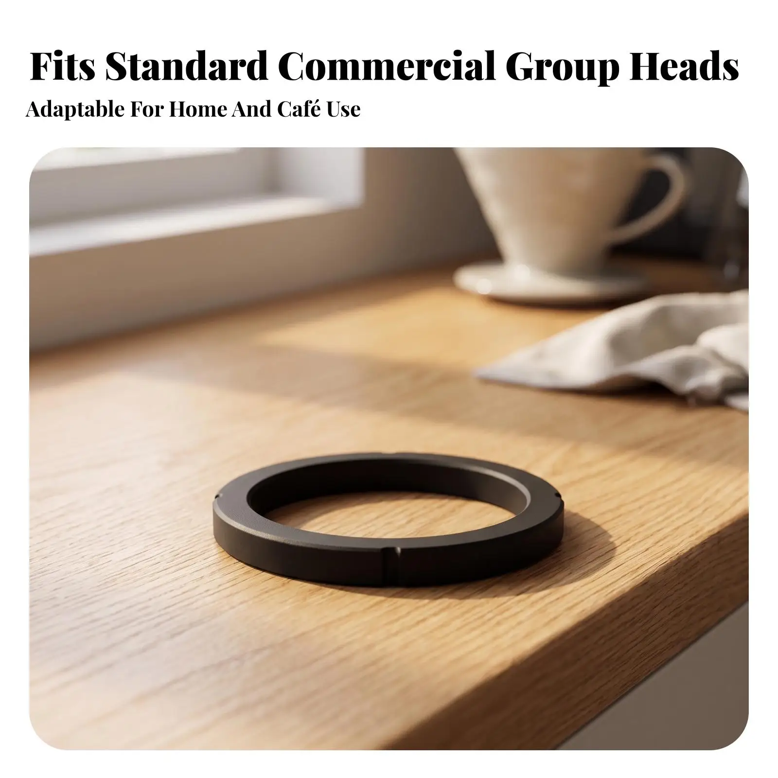 Espresso Machine Seal Ring Silicone Gasket for Coffee Maker Brew Head 7.2cm Outer Diameter Durable Flexible Replacement