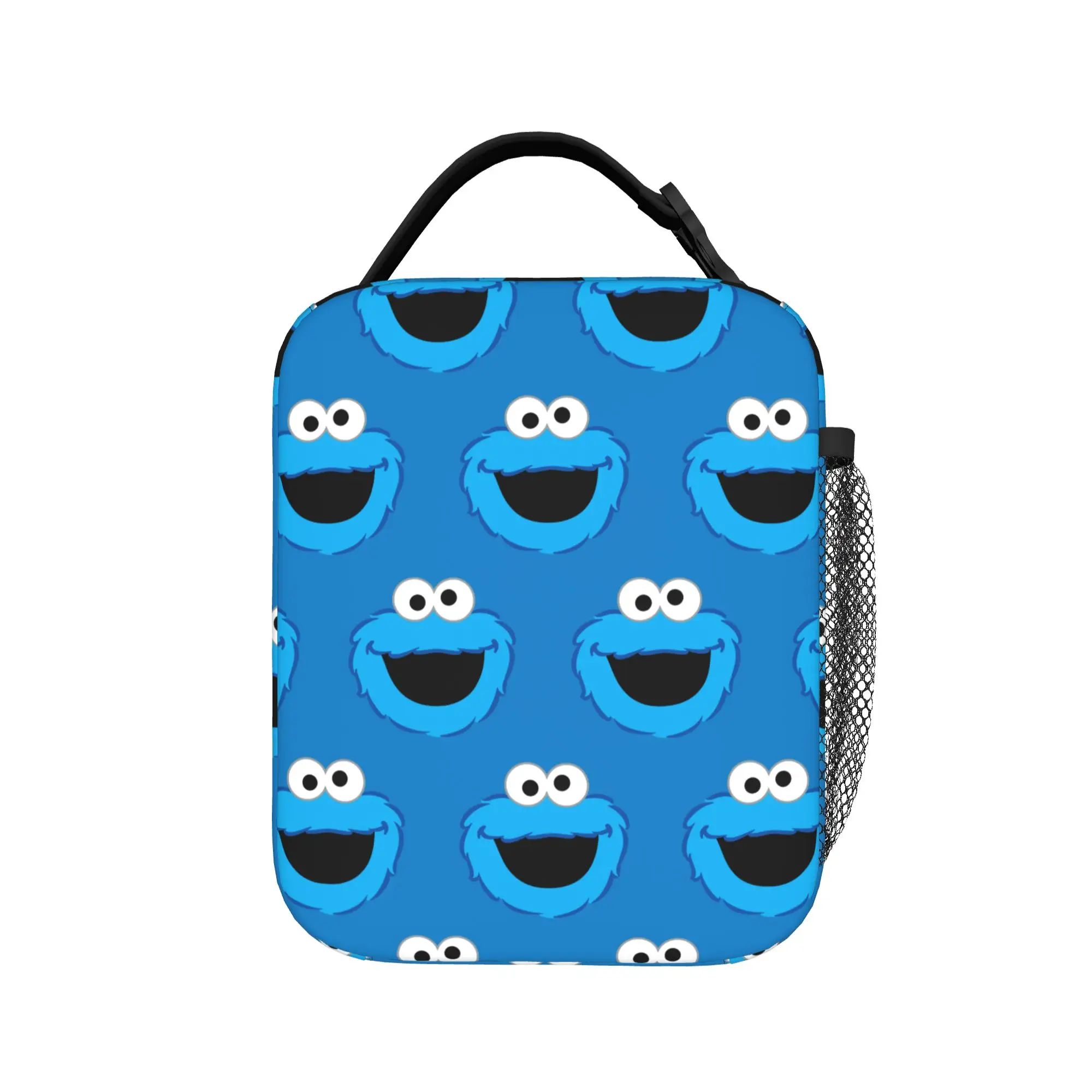 Cookies Monsters Thermal Insulated Lunch Bag for Picnic  Portable Food Bag Thermal Cooler Lunch Boxes