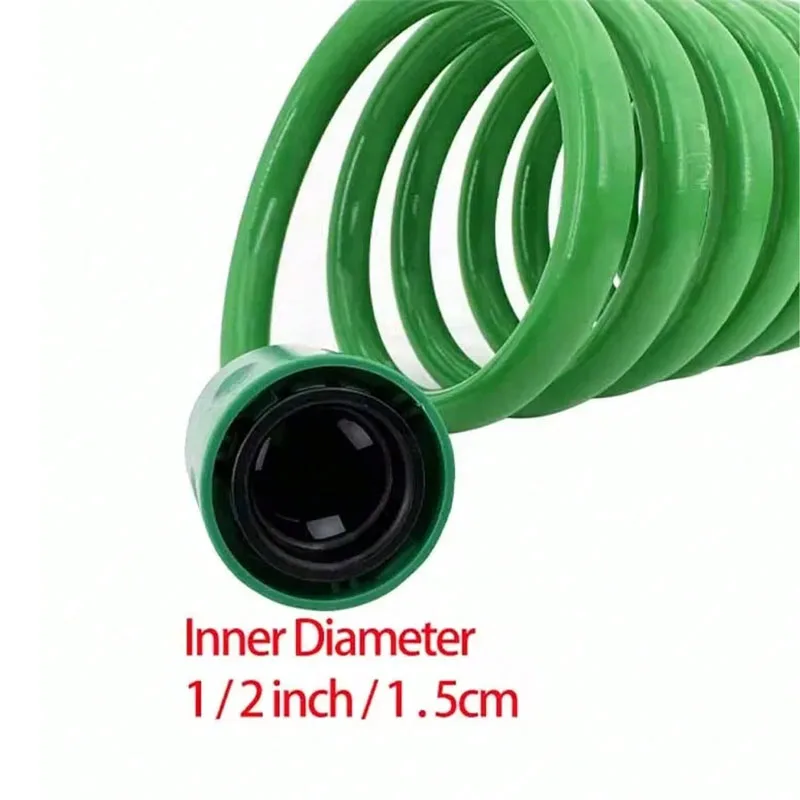 7.5-30M Spiral Water Pipe kit, High Pressure Long Rod Foam Spray Gun, Foam Distributor, Used For Garden Watering Pipe