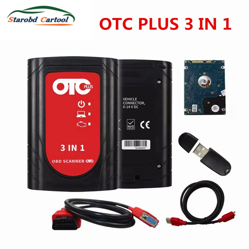 OTC Plus 3 in 1 For Toyota/Nissan/VOL GTS TIS3 OTC Scanner With HDD Techstream For Toyota/lexus Car OTC 3 in 1 Diagnostic Tool