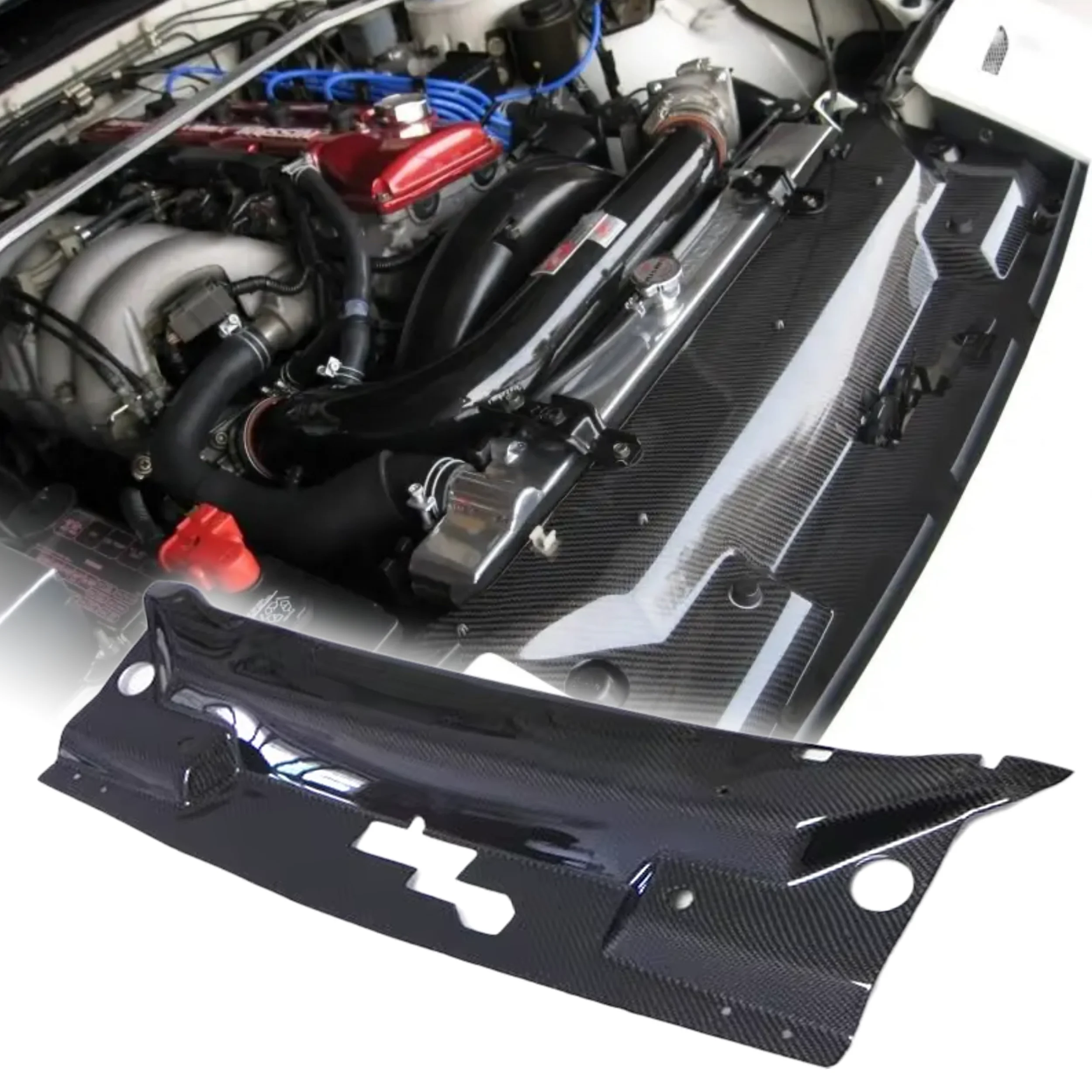 

Carbon Fiber Car Parts for nissan 180SX GAGE Style Defend Cooling Panel
