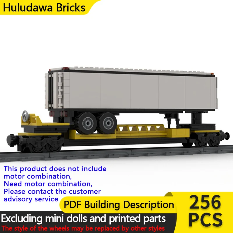 

Модель городской автомобиль MOC, строительные кирпичи, универсал для контейнера, модульная технология, детские праздничные подарки, сборка игрушек, костюм