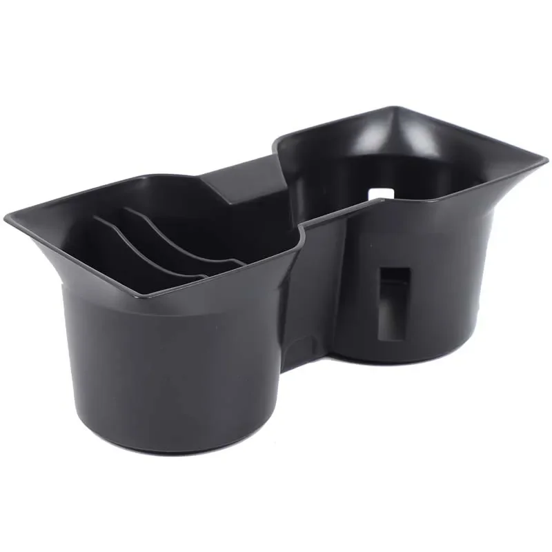 ABS Black For Land Rover Defender 90 110 130 2025 Car central control water cup storage box finishing box interior accessories