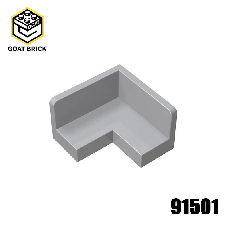 

10 шт. детали MOC 91501 31959 панель 2x2x1 угловые совместимые кирпичи
