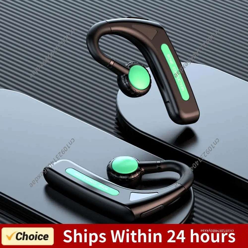 

Беспроводные TWS-наушники с костной проводимостью Bluetooth 5.1, стереогарнитура с шумоподавлением, водонепроницаемые спортивные наушники-клипсы