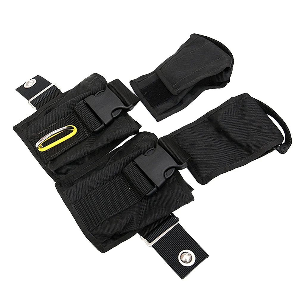 

AD-Scuba Diving Weight Bag Lead Filler Pouch Storage Pockets Compact Tech Dive
