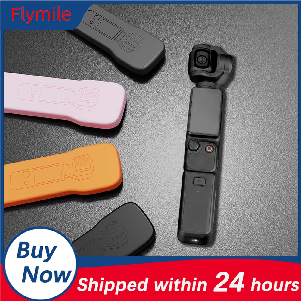Flymile protetor capa de lente para dji osmo pocket 3 anti-risco absorção de choque capa gimbal câmera escudo protetor acessório