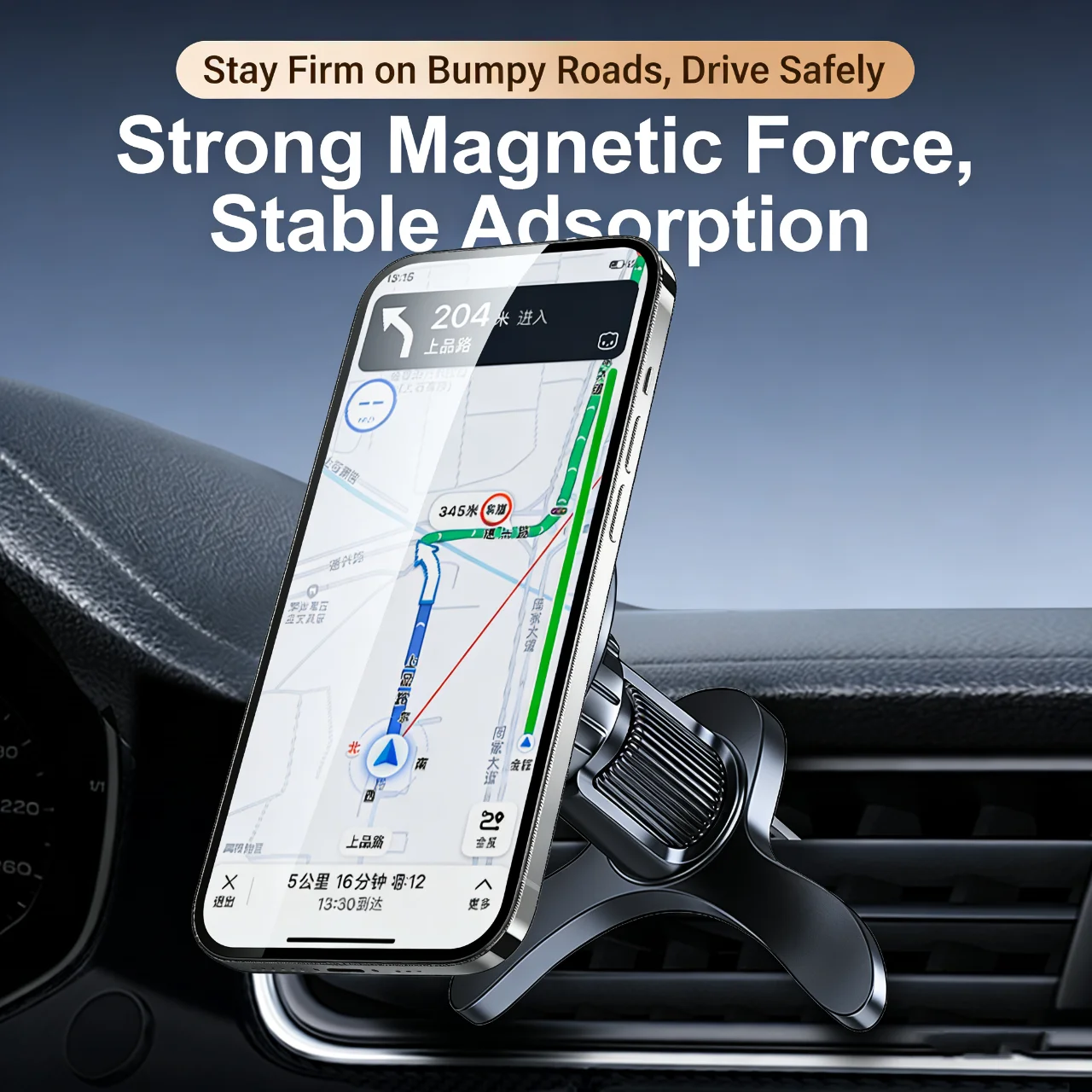 Car Mobile Phone Holder Car Navigation Holder Air Outlet Magsafe Magnetic Multifunctional Holder image 5