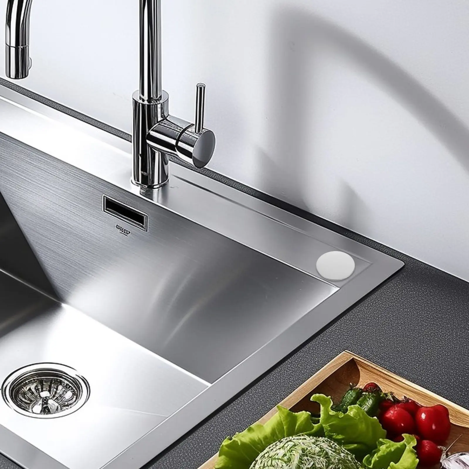 

Набор из 8 заглушек для отверстий под смеситель 35 мм, универсальные заглушки из нержавеющей стали для кухонных раковин, столешниц, дозаторов мыла, защита от загрязнений