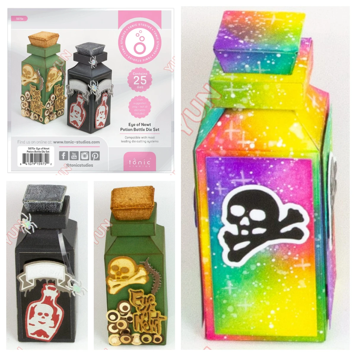 

Hallowmas Box Die Tonic New Metal Cutting Dies Eye of Newt Create Make Dies Cutters Mould DIY Scrapbooking Diary Greeting Cards