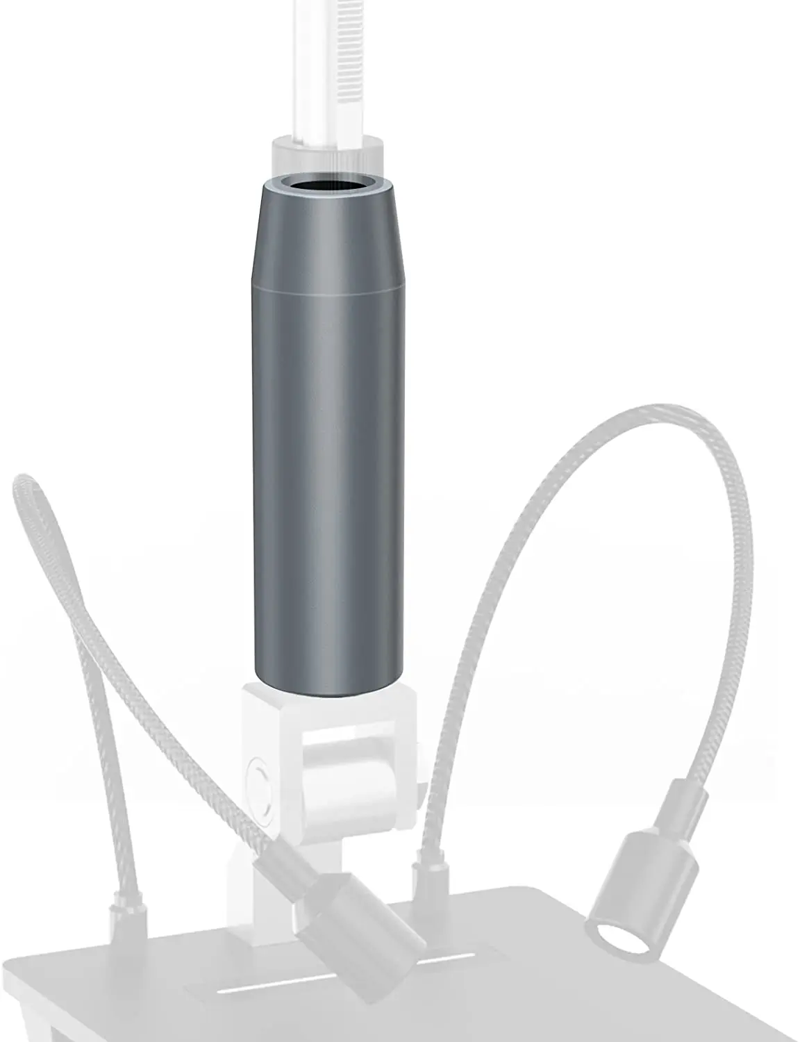 Imagem -03 - Tubo da Extensão do Microscópio de 10cm Digitas Pólo do Extensor para o Microscópio Dm201 do Lcd de Tomlov Barra de Alumínio da Haste da Extensão da Coluna Central