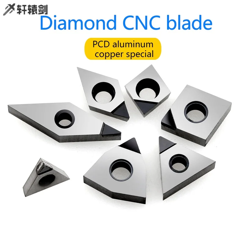 

CNMG DNMG SNMG TNMG VNMG WNMG PCD External Turning For Metals such as aluminum and copper, and non metals such as carbon fiber