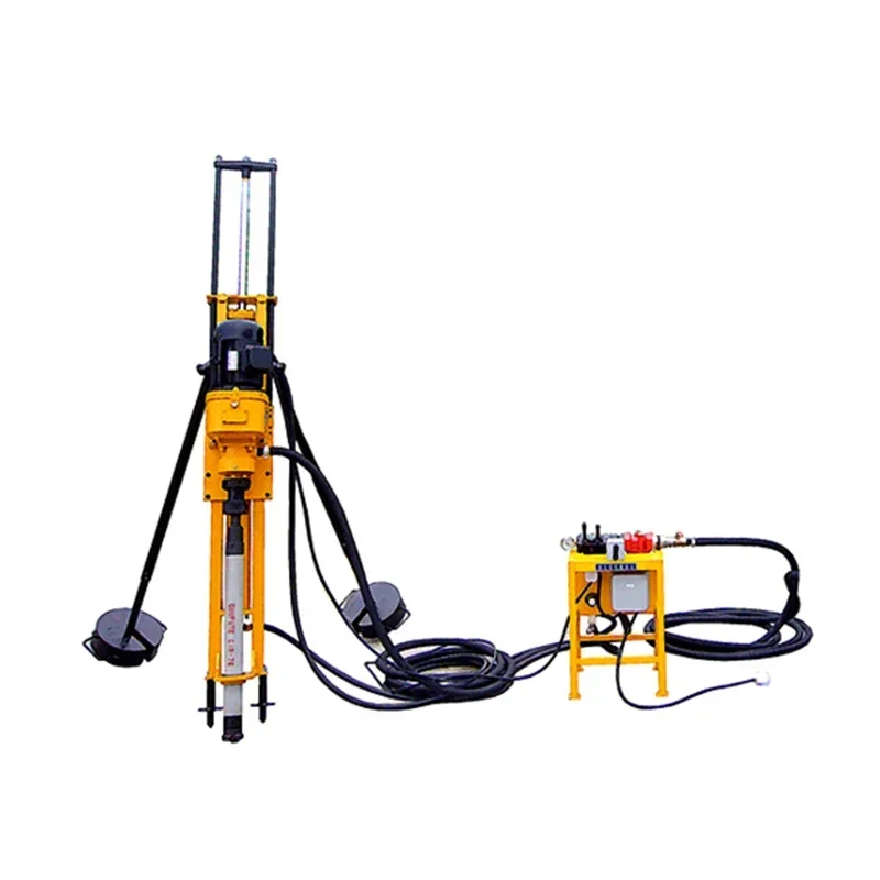 China New Technology 60M DTH Drilling Rig Down The Hole Hammer Drill Rig Hydraulic Portable DTH Water Well Drilling Rig