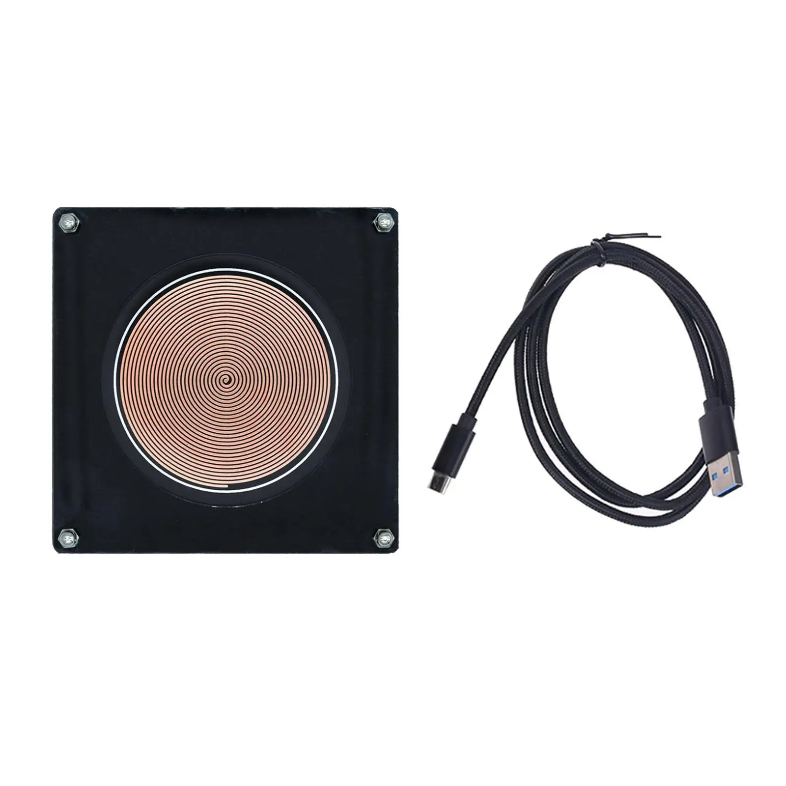 Schumann Wave Frequency Resonator 7.83hz Pulse Generator Portable Low Frequency Body Audio for Sleep Aid and Relaxation