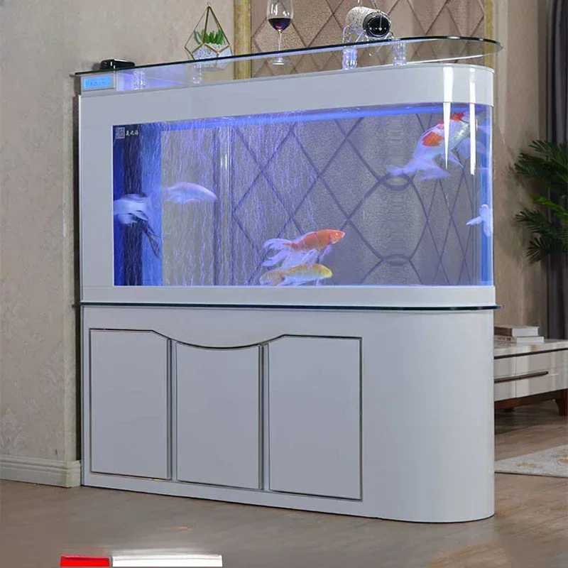 Bullet Living Room Home Medium and Large Bottom Filter Fish Tank Floor Screen Lazy Ecological Aquarium