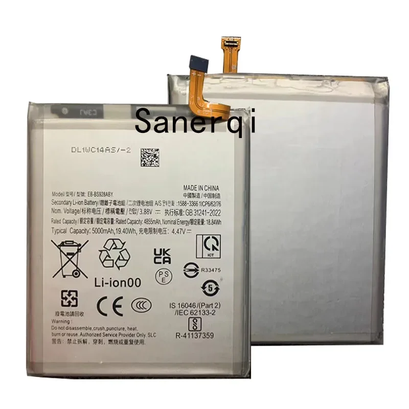 

Battery for S24Ultra s24u EB-BS928ABY S24 EB-BS922ABE S23 BS912ABY Battery