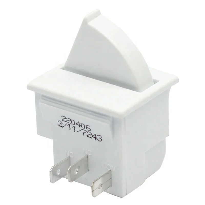 AC 5A 250V 3Pin Refrigerator Door Lamp Light Switch Freezer Parts  Universal Fridge Household Accessories