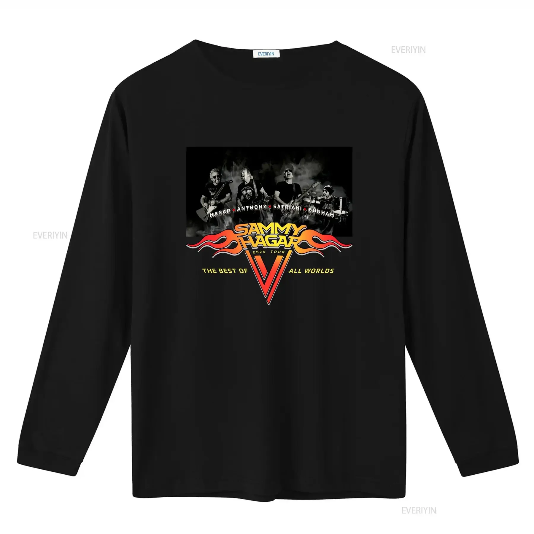 Sammy Hagar 2024 Tour Band Music Rock T Shirt S 5XL vintage Washed Casual Unisex Breathable homme streetwear Stylish Slightly