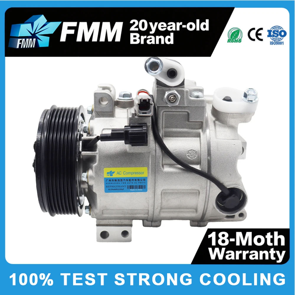 

12V Auto Air Conditioning Compressor DSC17EC 7PK 9860374465 92600-JF00C for NISSAN GTR GT-R R35 Car AC Compressor