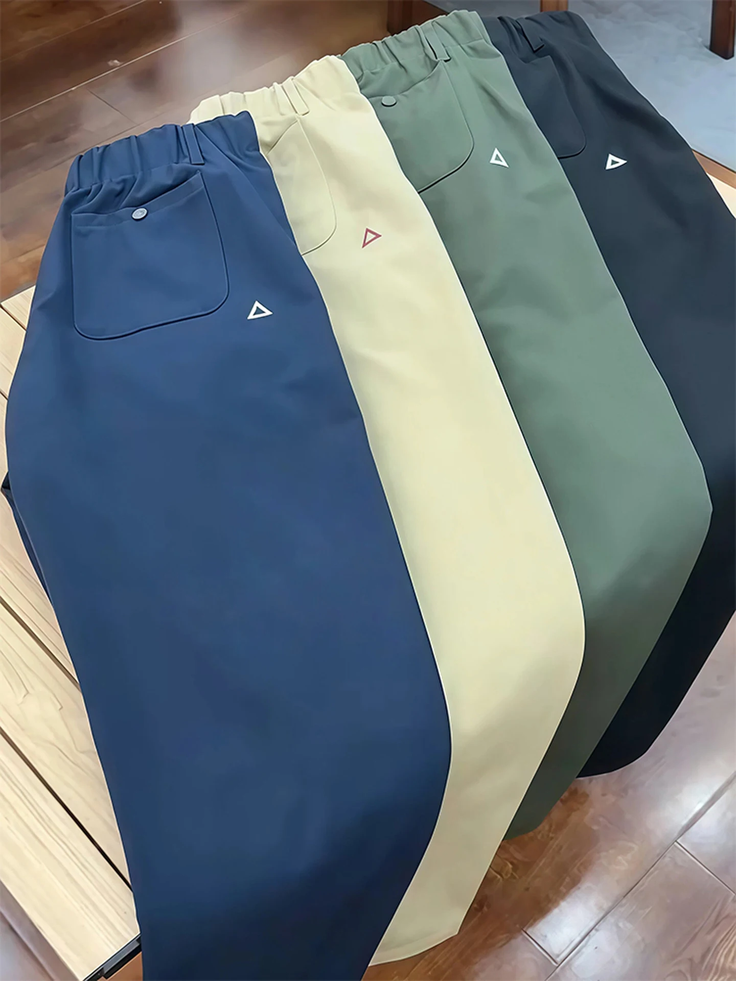 

American Sle Fce Lined Soft ell Cargo Pants Men's Winter Outdoor Climbing Trousers Windproof Warm Casual Pants