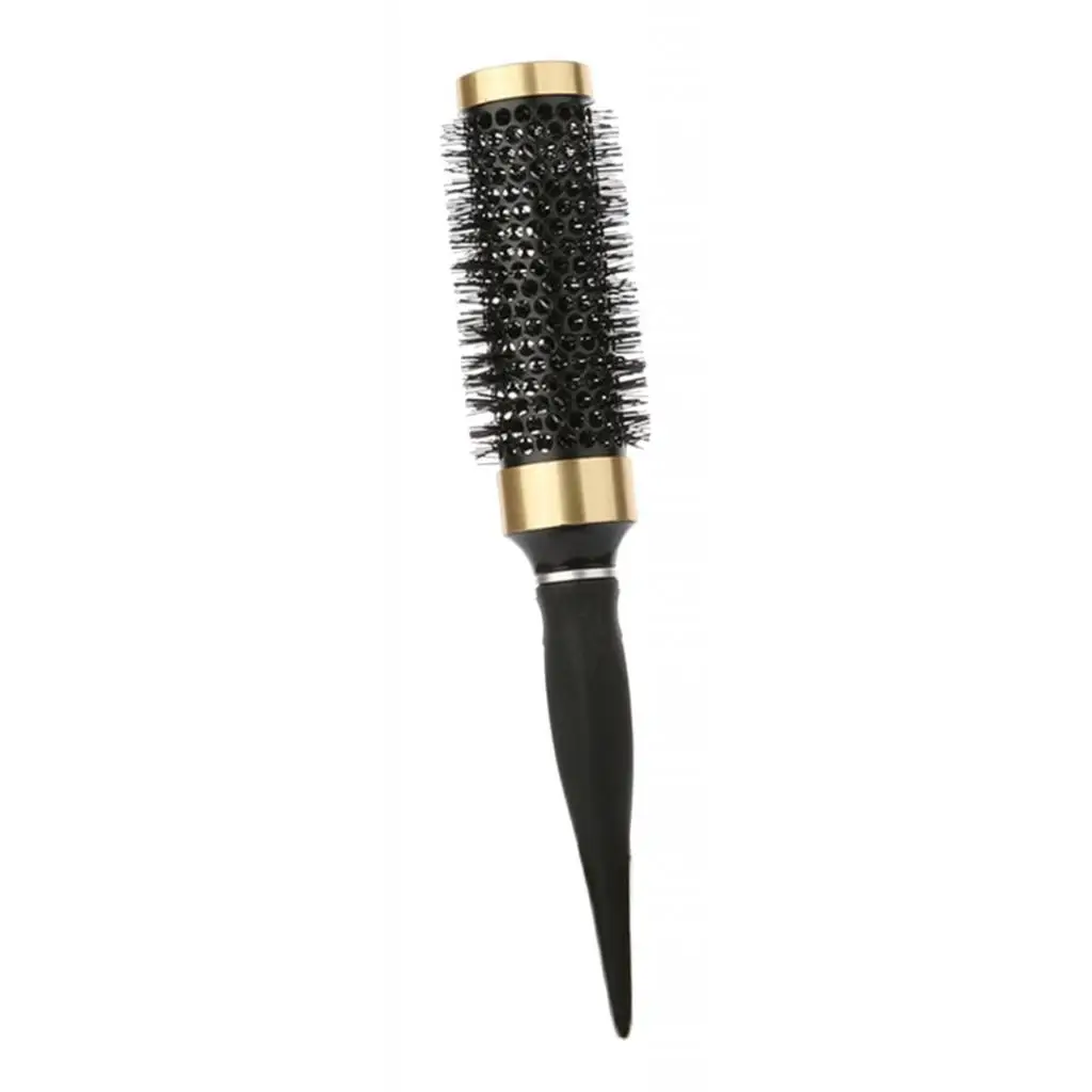 Anti-Static Ceramic Round Styling Hair Brush for Blow Drying Silky Smooth Hair High Temperature Resistant Round Hair Comb