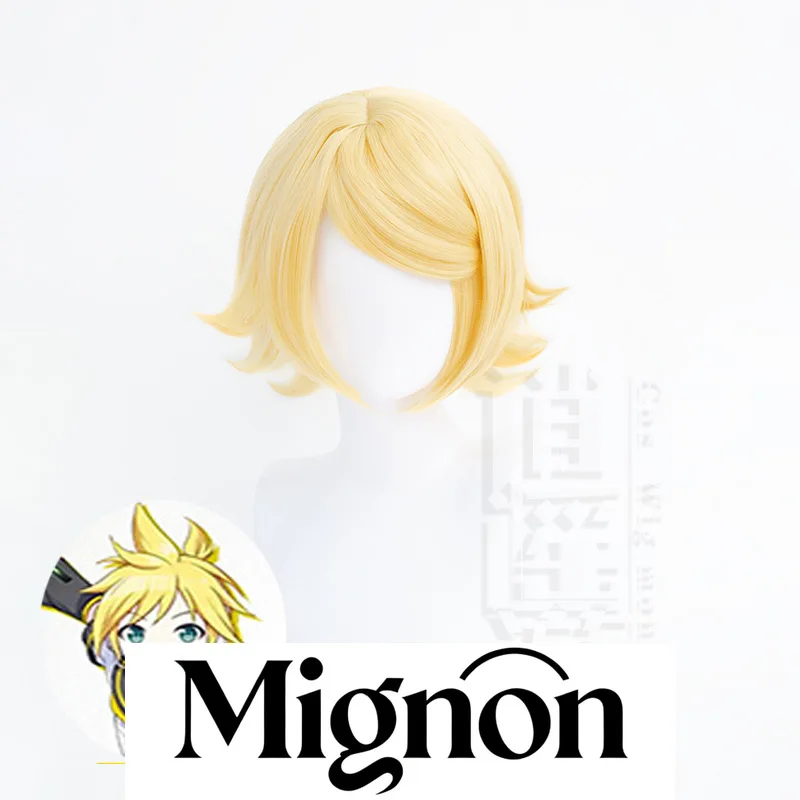 

Snow Miku Kagamine Cosplay Wig Twin Sister Brother Halloween Gift