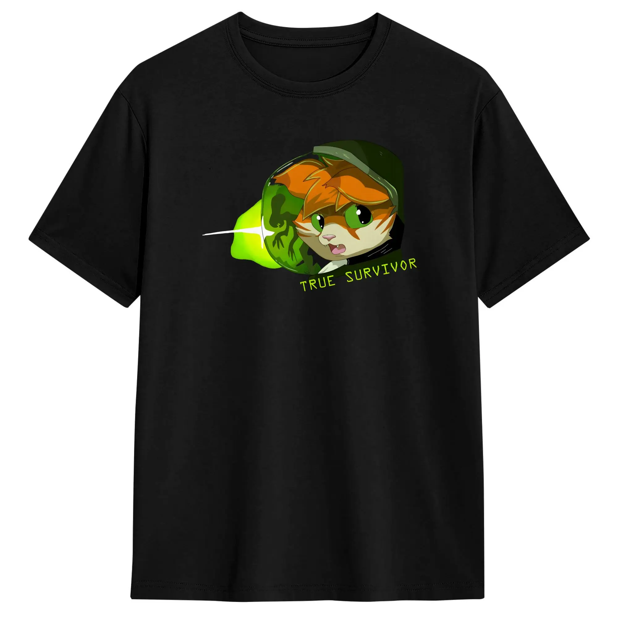 Hipster Horror Isolation Game Alien T-Shirts Men Crewneck Pure Cotton T Shirts  Short Sleeve Tees Party Clothes