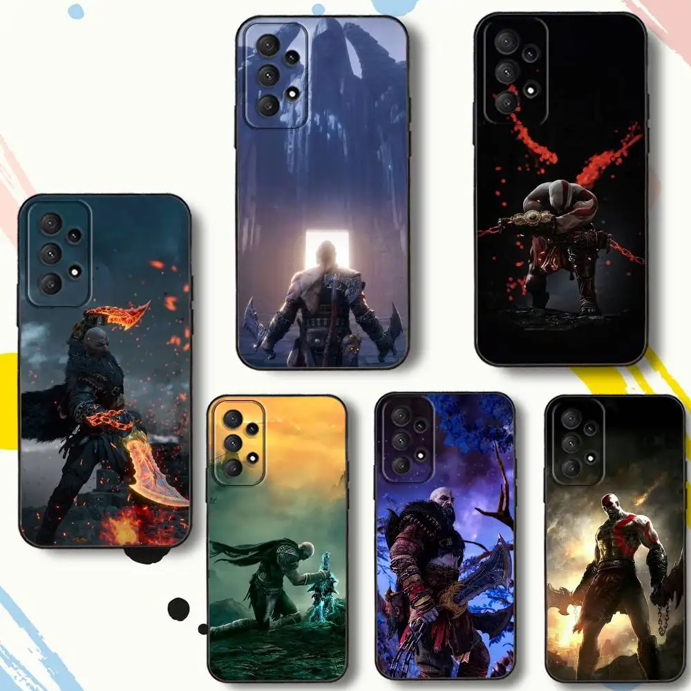 

cool G-God of W-War Phone Case For Samsung Galaxy A 80,72,73,91,53,22,51,52,5G,Plus,J,Note Soft Black Cover