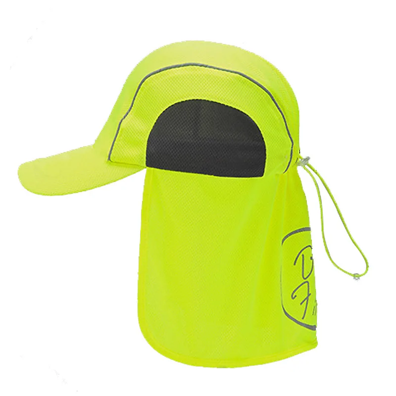 

Men Women Reflective Safety Baseball Caps with Neck Flap Hats for Outdoor Night Running Working Fishing Sports