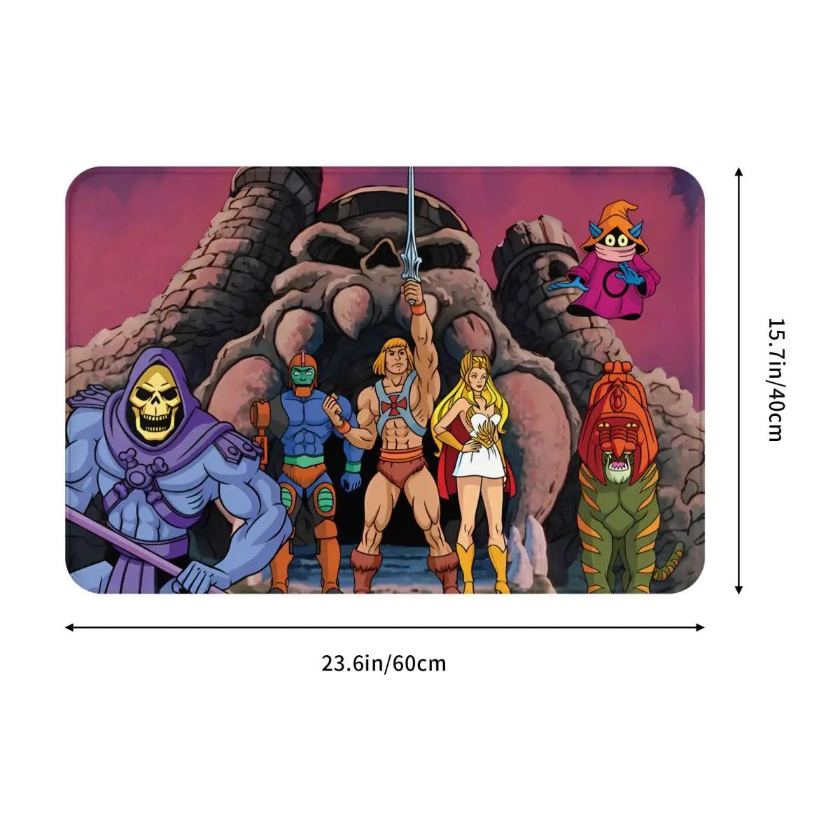 He Man Masters Of The Universe Non-slip Doormat Cartoon World Bath Kitchen Mat Outdoor Carpet Home Pattern Decor