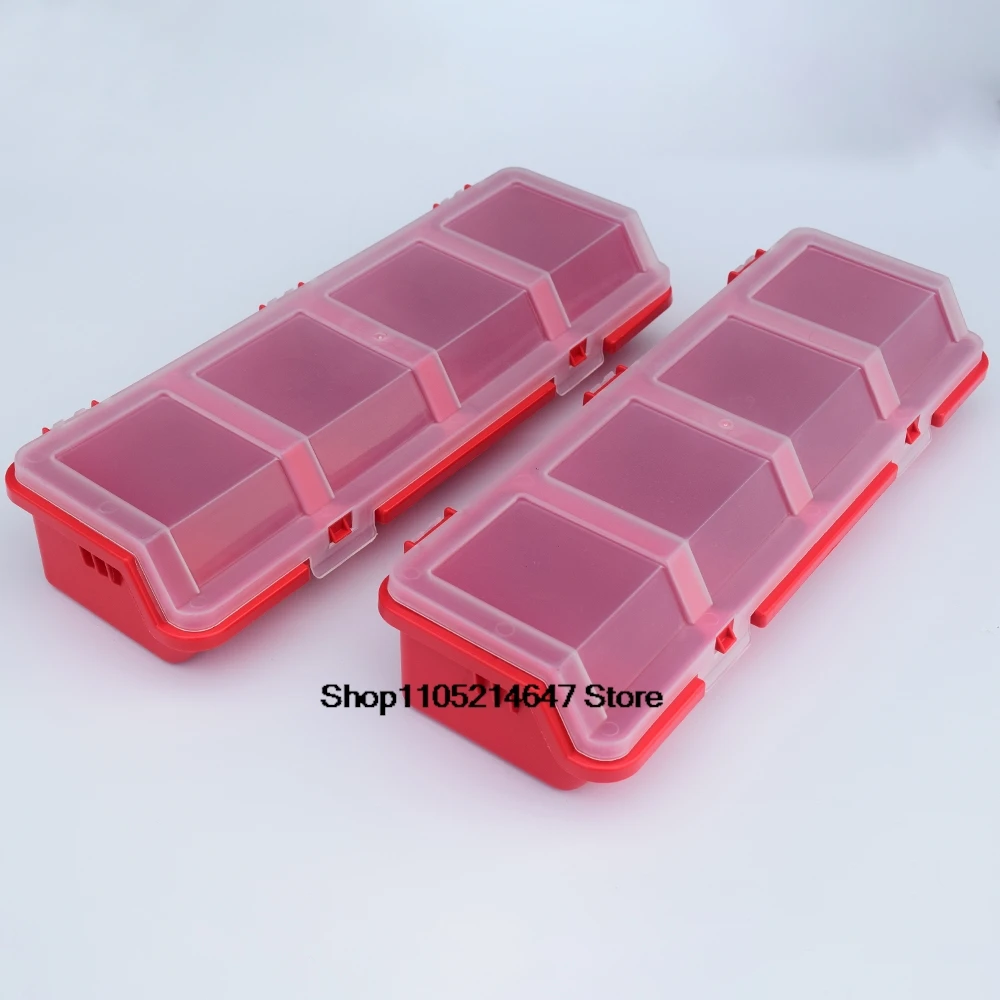 Multi-Compartment Organizer Box For Screws & Small Parts - Durable Plastic Hardware And Jewelry Storage Case
