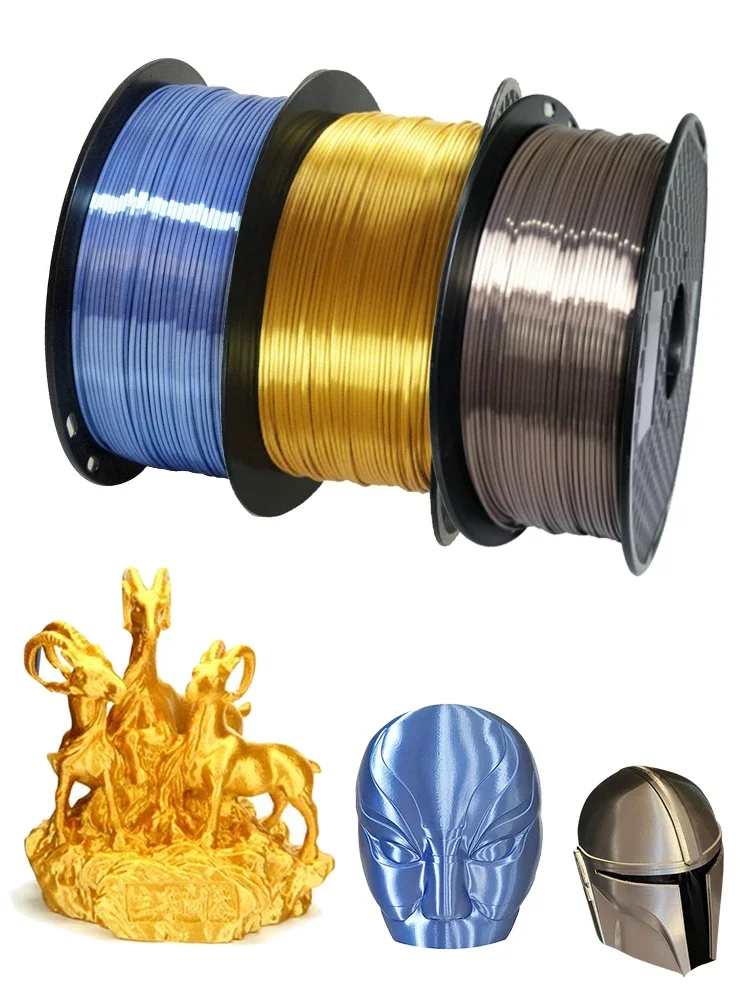 200g Jedwabny żarnik do drukarki 3D PLA Kolor metaliczny 1,75 mm Sublimacja Extrudeuse Filament 3D — zdjęcie produktu 7