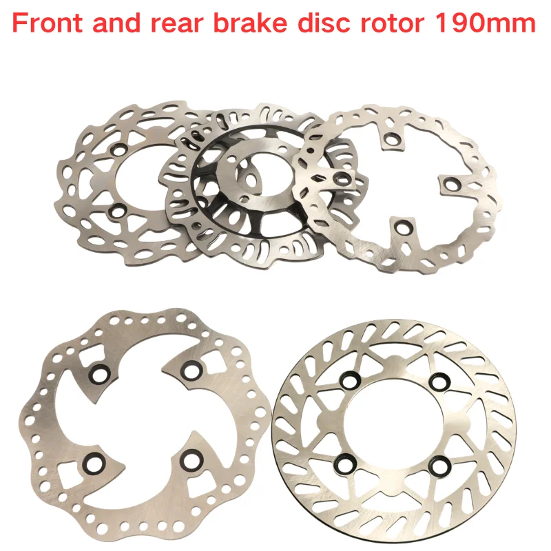 190mm Front Rear Brake Disk Rotor for Motorcycle 110cc 125cc 140cc 150cc CRF50 XR50 Dirt Pit Bike ATV Motocross Parts
