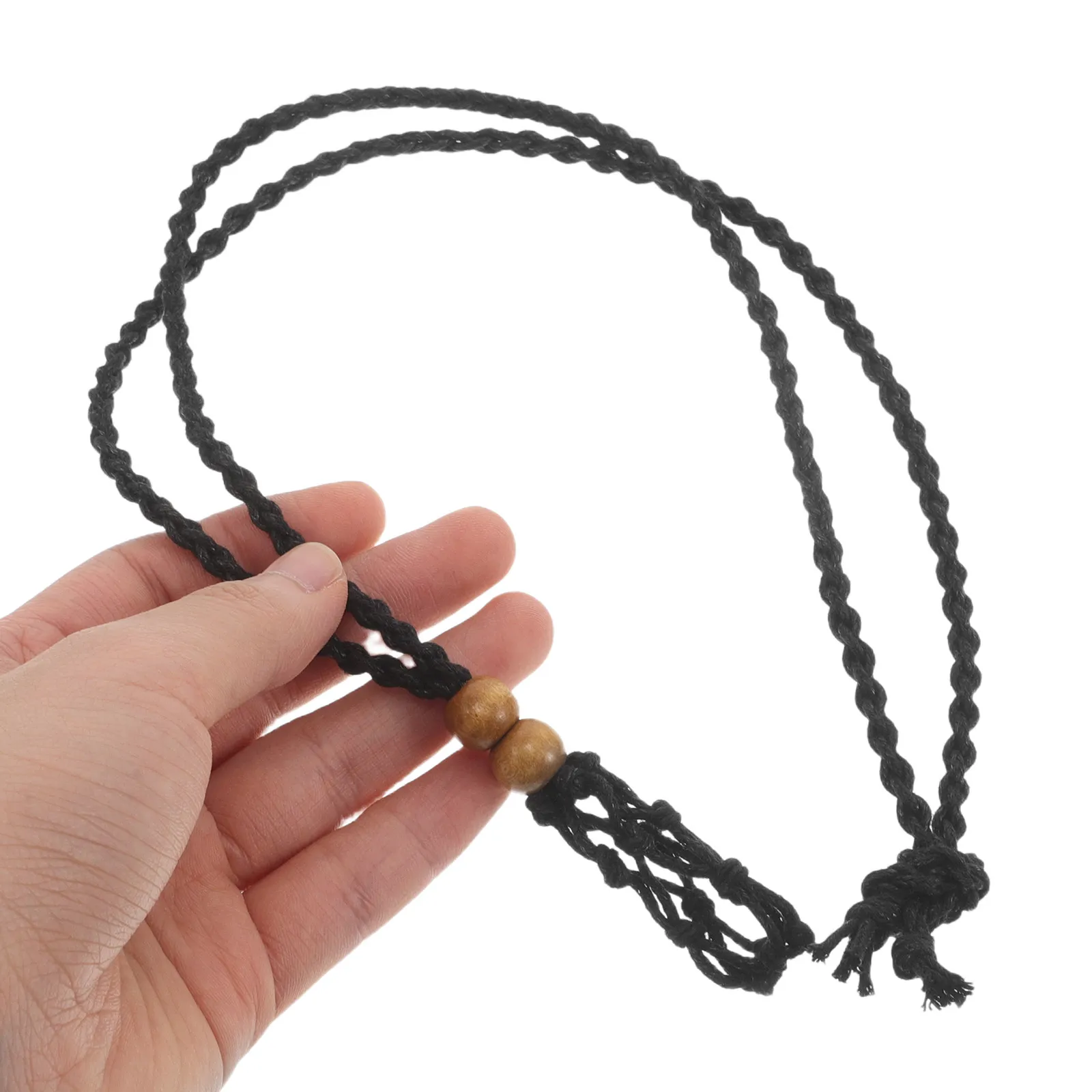 

10Pcs Crystal Cage Necklace Handmade Woven Net Pouch for Natural Stone Pendant DIY Jewelry Making Lightweight Vintage Style