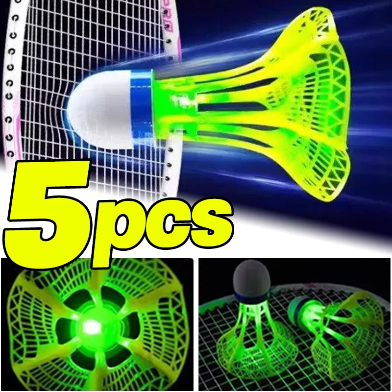 Peteca de Badminton Luminosa à - Badminton Nylon Shuttlecock avaliação e preço