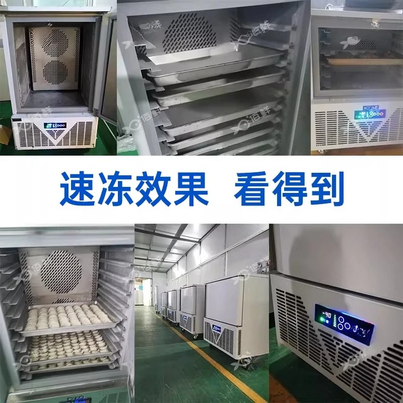 Dumpling Quick Freezer Refrigerator Small Bun Seafood Sea Cucumber Blast Freezer Commercial Air Freezer Machine -45 Degrees