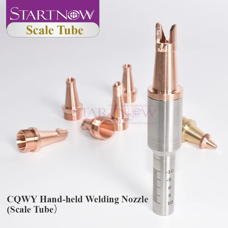 Startnow Hand-held Welding Nozzle Scale Tube For WSX CQWY HW QILIN Fiber Laser Mental Cutting Head Nozzle Connector Kits